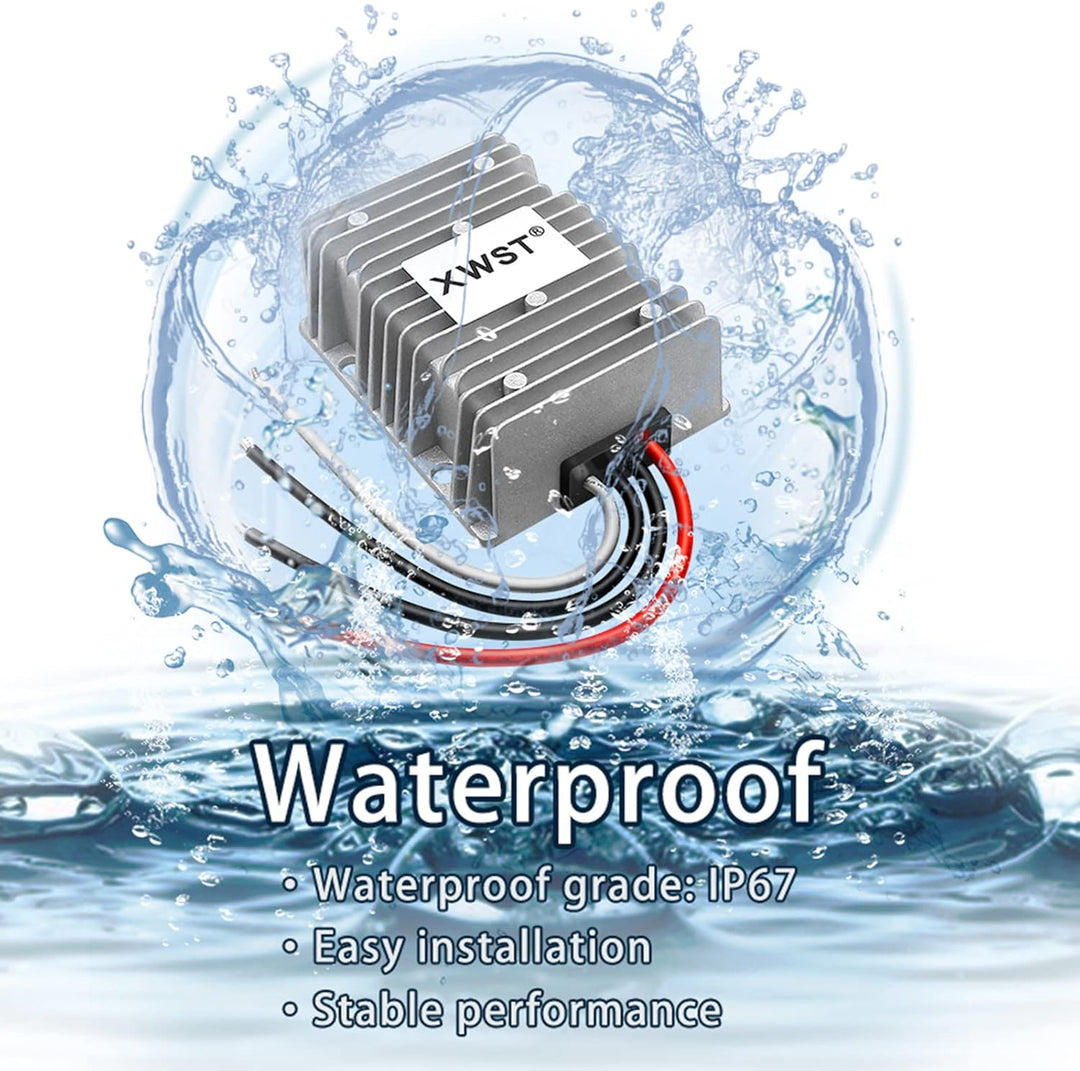 XWST DC DC Spannungswandler 24V auf 48V Aufwärtswandler 15A 720W Wechselrichter Auto Netzteil Wandle