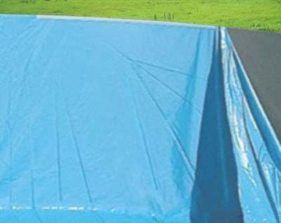 Mendler Pool-Innenhülle Innenplane Schwimmbadfolie, Stärke 0,5mm - Ø 4,57m x 1,32m