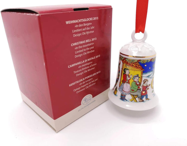 Hutschenreuther Porzellanglocke Weihnachtsglocke 2013 OVP