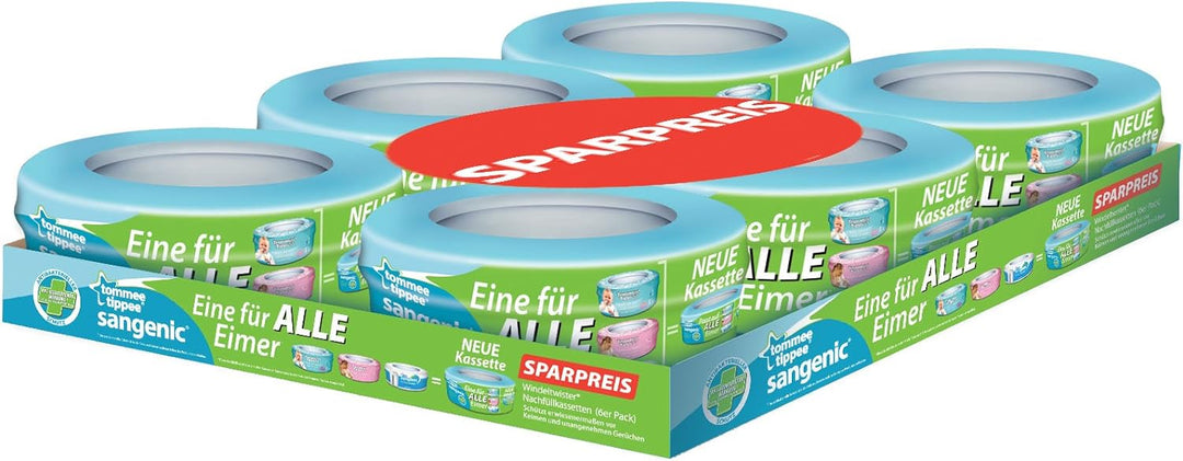 Sangenic 25054 0030 Nachfüllkassette 6er Packung
