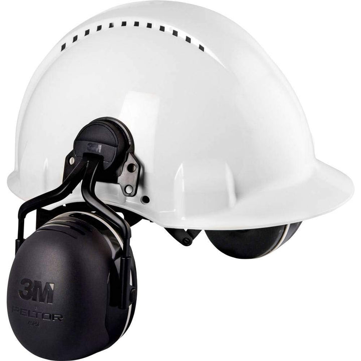 3M Peltor X5 Kapselgehörschutz X5P3E, Helmbefestigung - SNR 36 dB, schwarz Schwarz Kapselgehörschutz
