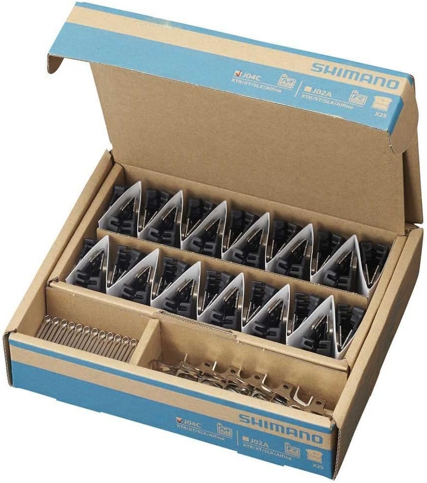 Shimano Unisex – Erwachsene J04C Scheibenbremsbelag, Schwarz,Silber, Einheitsgrösse