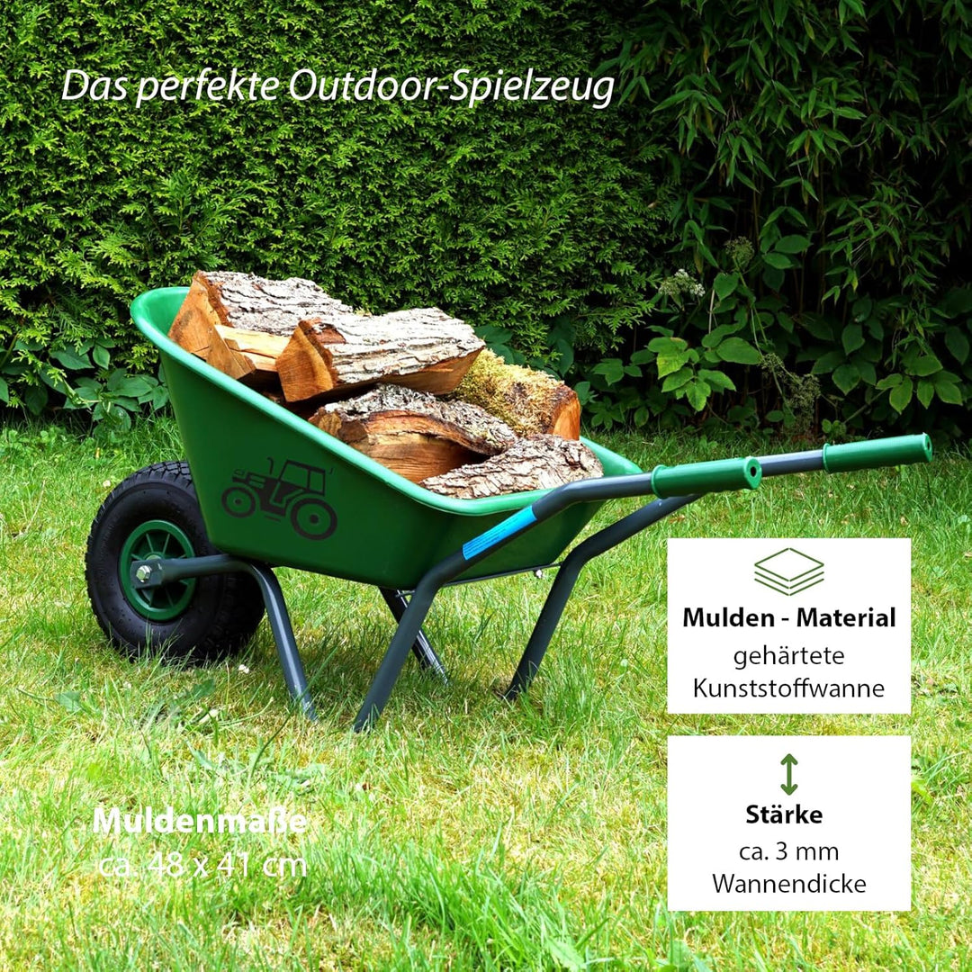 Kinderschubkarre Schiebkarre Metallschubkarre Gartenkarre Diverse Motive Lokomotive Feuerwehr Prinze