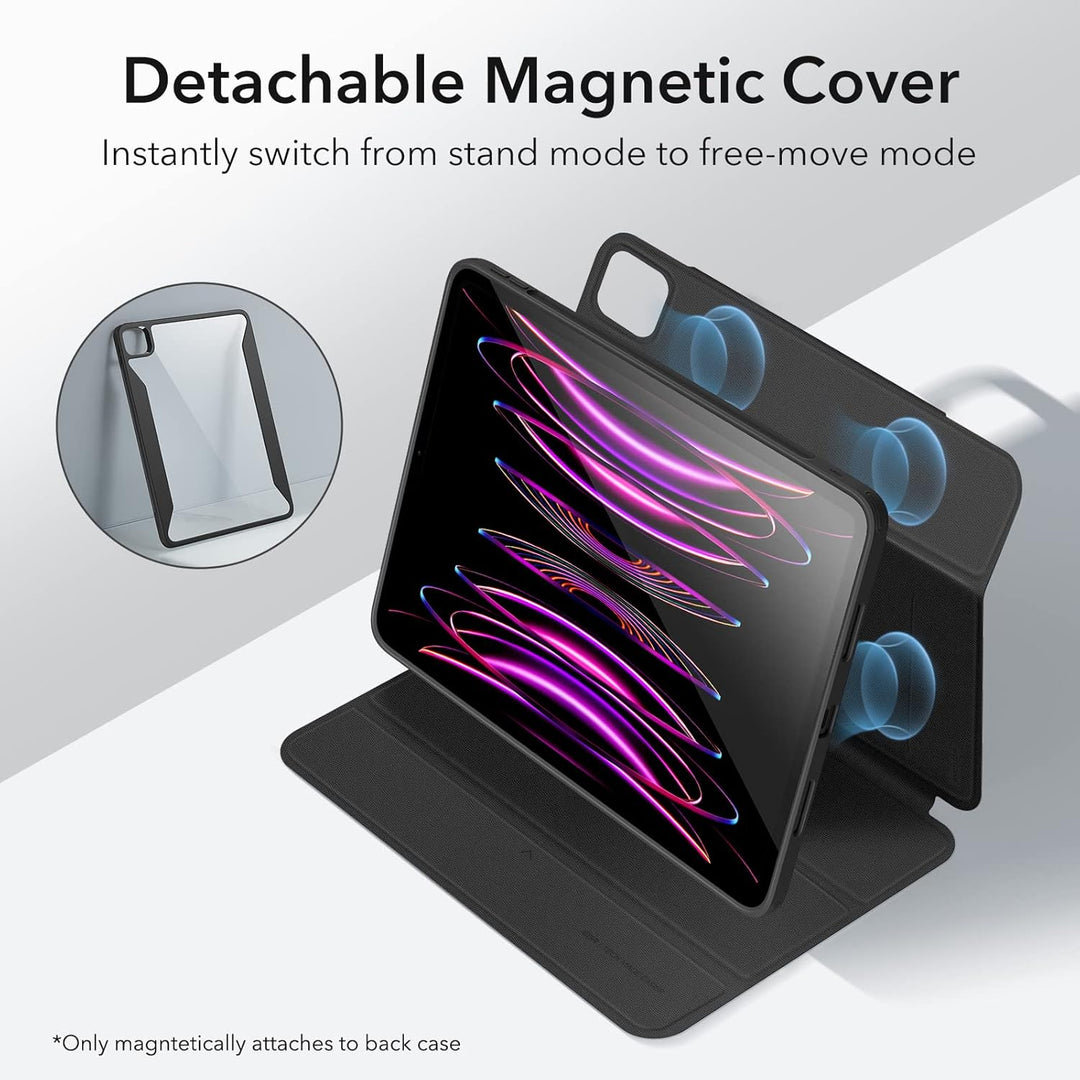 ESR Hybrid Hülle für iPad Pro 12.9 Hülle (2022/2021), iPad Pro 12.9 Case mit Pencil Halter, 12,9 Zol