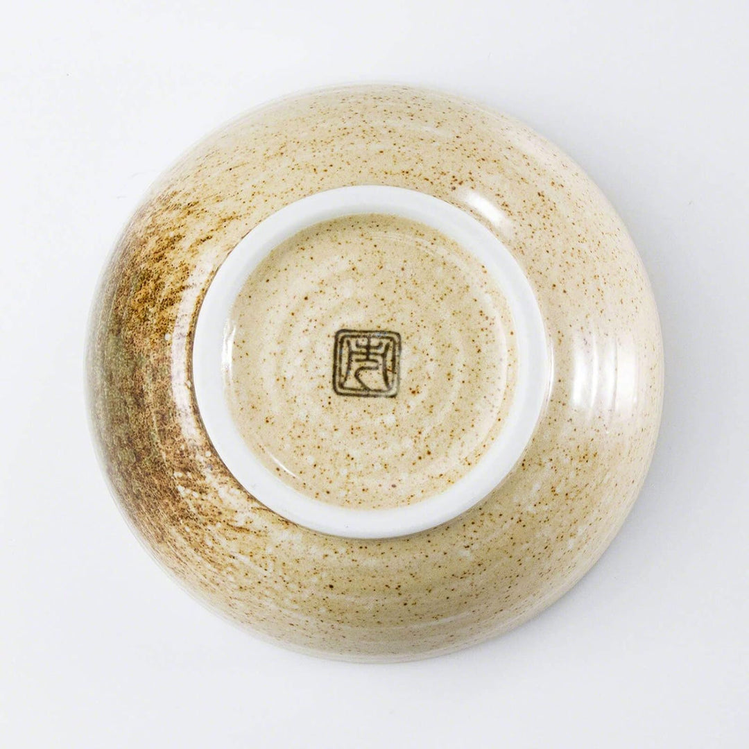 Wazakura Minoyaki Serie Kleine Runde Glasierte Ikebana Blumenvase, Made in Japan, Handbemalte Kerami