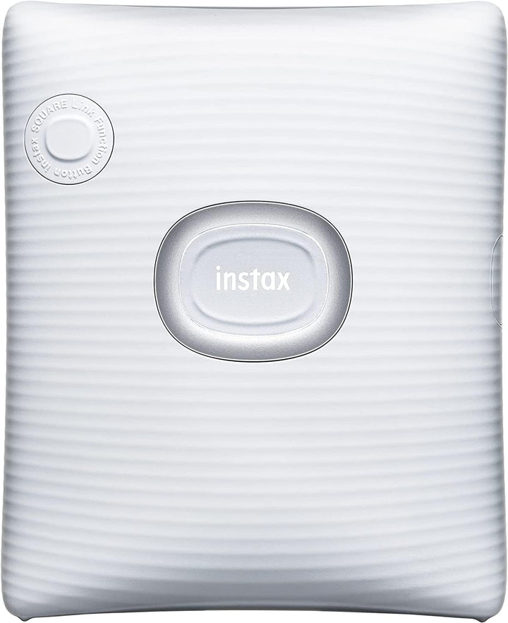 instax Square Link Smartphone Printer, Ash White Square Film, 5'er Pack (5x10 Aufnahmen) Ash White B