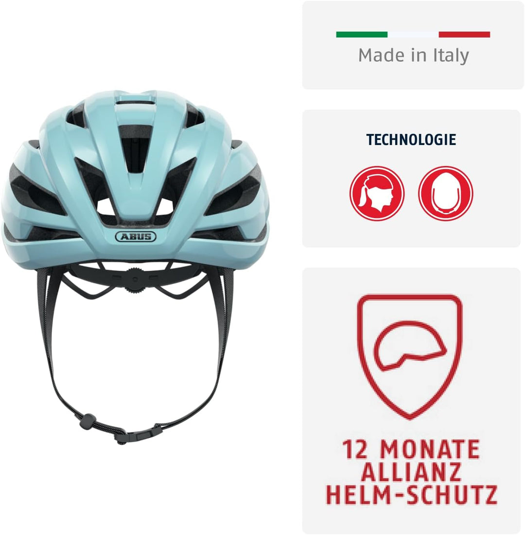 ABUS Rennradhelm StormChaser - Leichter und komfortabler Fahrradhelm für professionellen Radsport fü