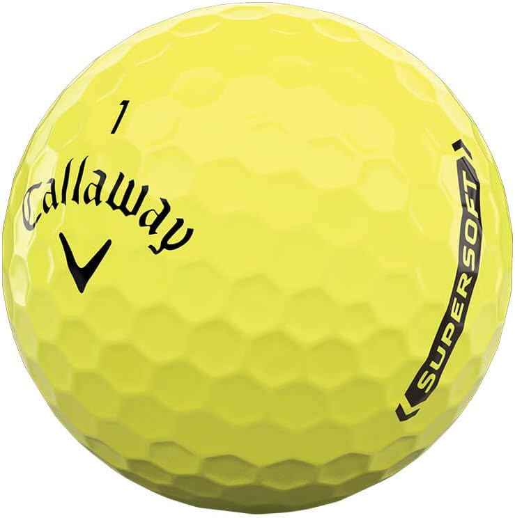 Callaway Golf Supersoft 2021 Golf Balls, Gelb
