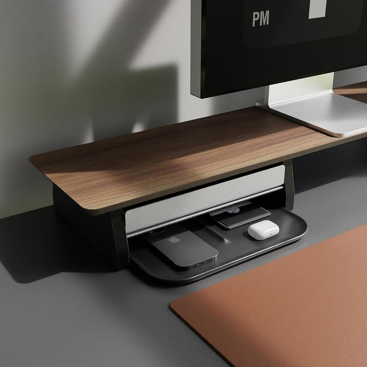 Raico Schreibtischablage mit Fächern, Kork & Aluminium, Auffangbehälter, Stiftablage, geholte Altern