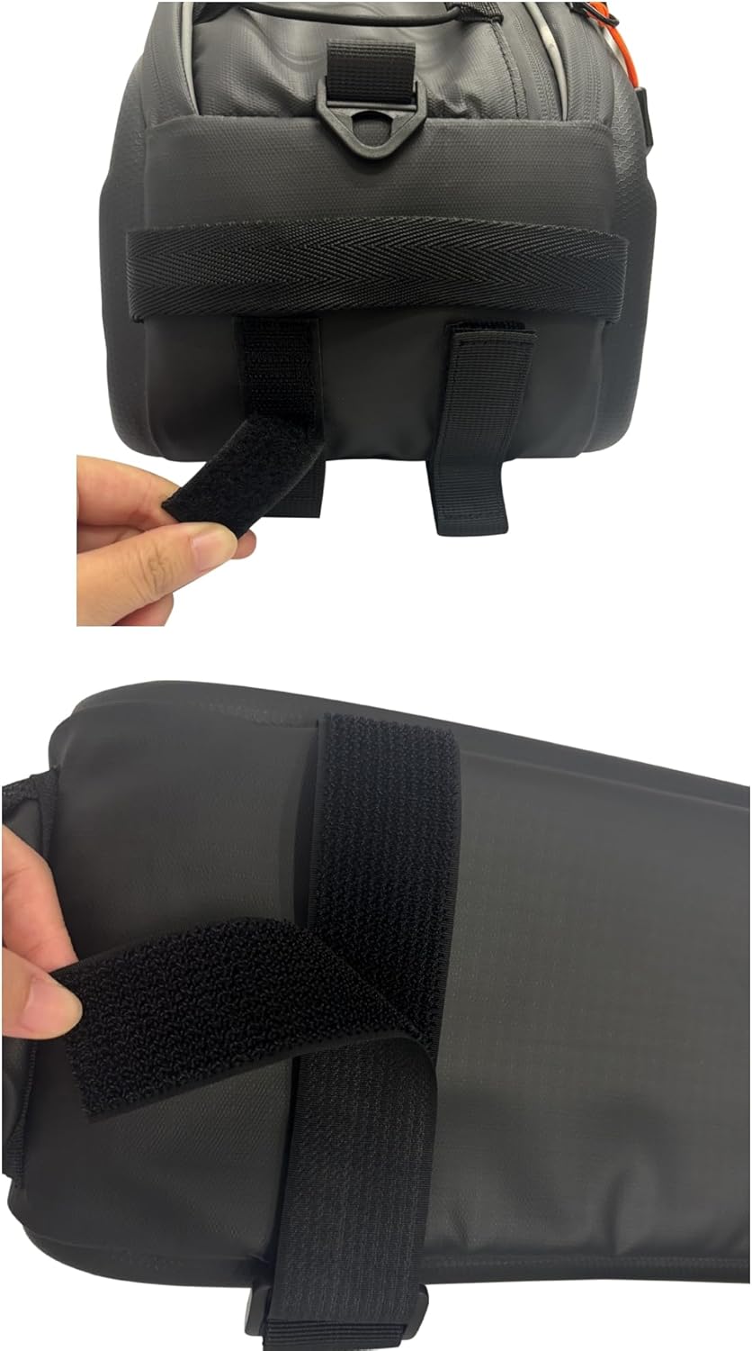 HOMPER Fahrradtaschen,wasserdichte Gepäckträgertasche Fahrrad Kofferraumtasche,9L Eva Berg Fahrrad R