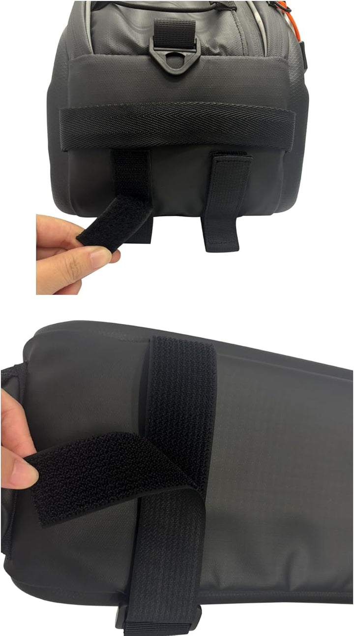 HOMPER Fahrradtaschen,wasserdichte Gepäckträgertasche Fahrrad Kofferraumtasche,9L Eva Berg Fahrrad R