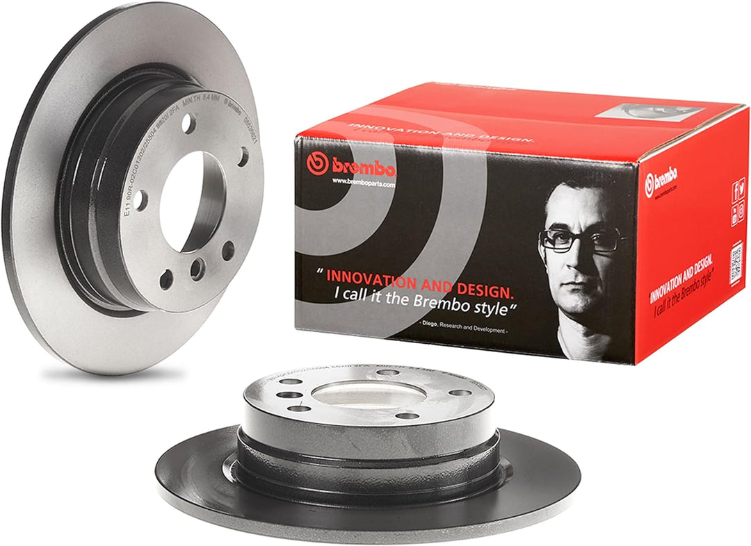 Brembo 08.5366.21 Hintere Bremsscheibe, Anzahl 2