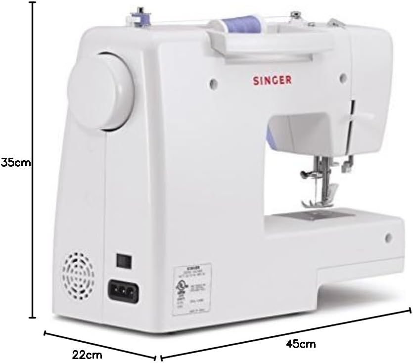 Singer Simple 3232 Nähmaschine, Kunststoff, lila, 45 x 22 x 35 cm Einfach, Einfach