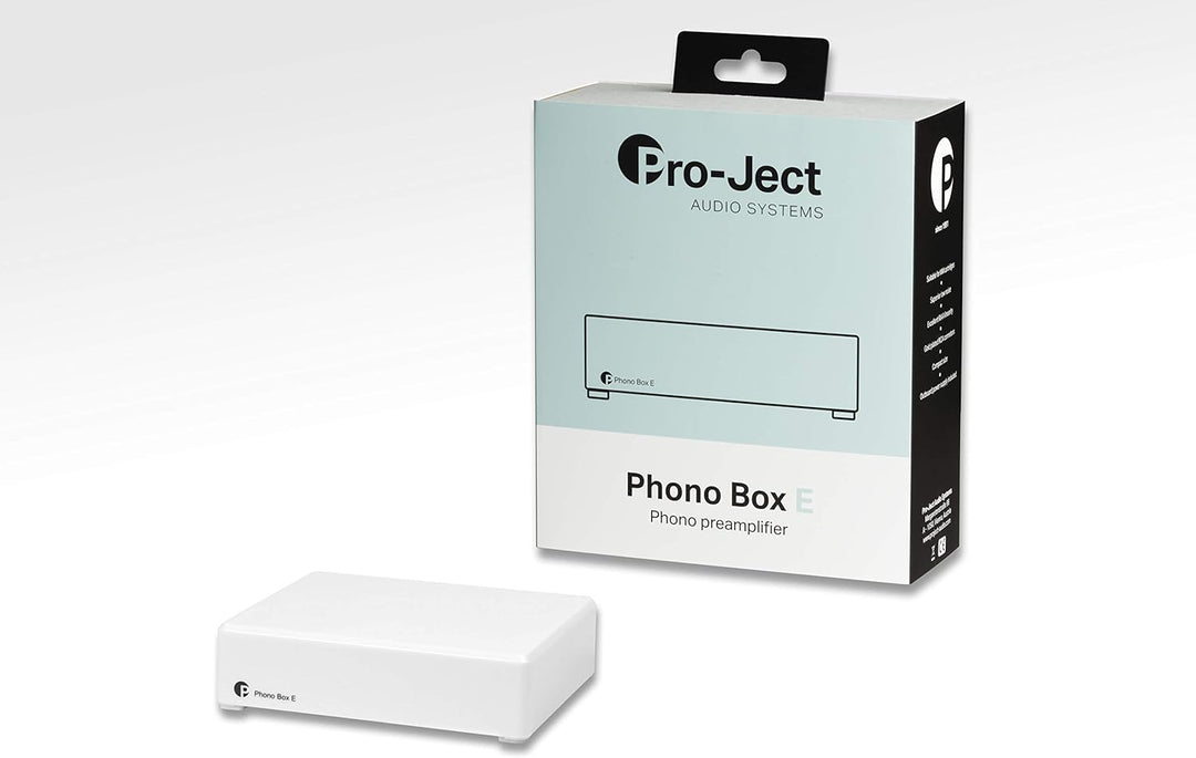 Pro-Ject Phono Box E, Phono Vorverstärker (Schwarz) Schwarz Single, Schwarz Single