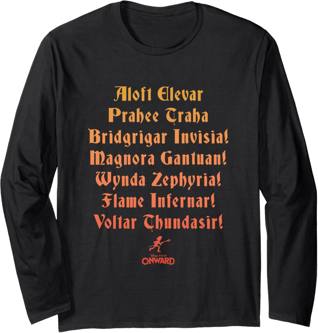 Disney and Pixar's Onward Magic Spells Langarmshirt