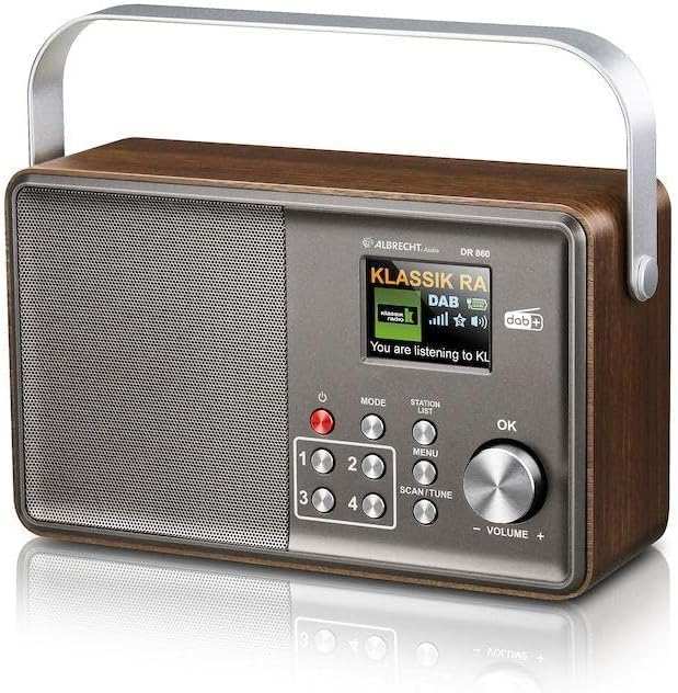 Albrecht DR860 Senior Digitalradio, bedienerfreundliches DAB+ Digitalradio für Jedermann, grosse und