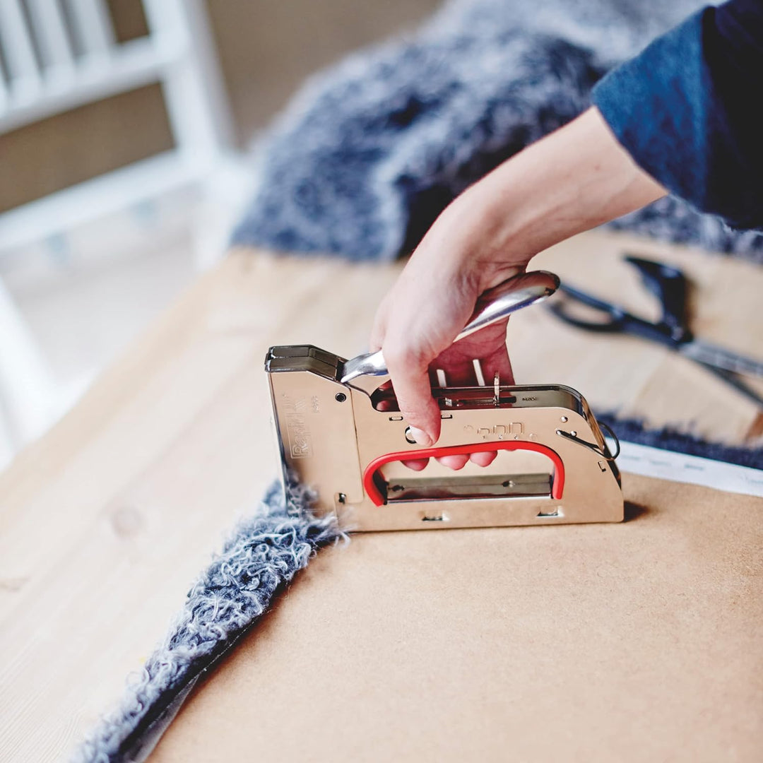 Rapid Handtacker R353, Tacker für Holz und Stoffe, Leistungsstark, Komplett aus Stahl, für Klammern