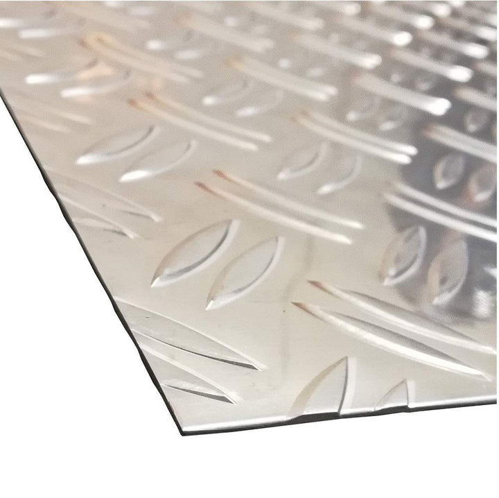 Riffelblech Alu Leiste, 2000mm Alu Riffelblech Kantenschutz 100x30 mm Schenkelinnenmass aus Alu Riff