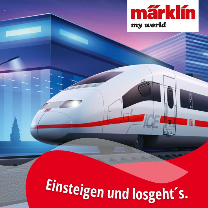 Märklin My World Startpackung “Ice 3” - elektrischer Hochgeschwindigkeitszug 63 cm mit Fernsteuerung