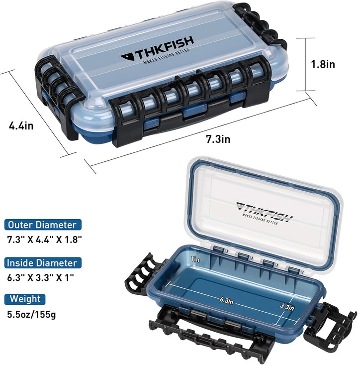 THKFISH Angelbox 3600 Köderbox 3700 Angeln Tackle Box Angelkoffer 2 Stück Wasserdicht Sich hin- und