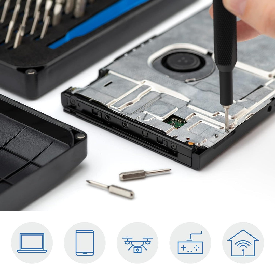 iFixit Mako Precision Bit Set, Bit-Kit mit 64 Bits (4 mm) und Präzisions-Schraubendreher für die Rep