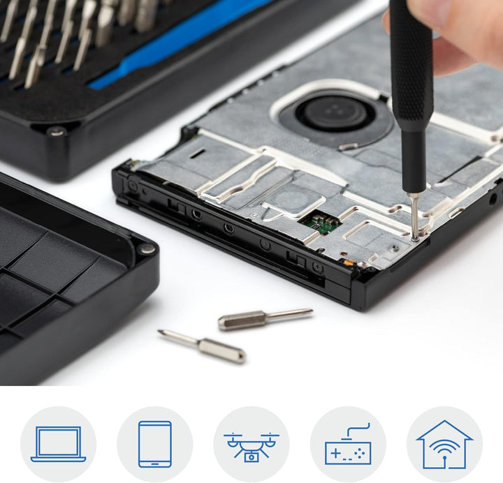 iFixit Mako Precision Bit Set, Bit-Kit mit 64 Bits (4 mm) und Präzisions-Schraubendreher für die Rep