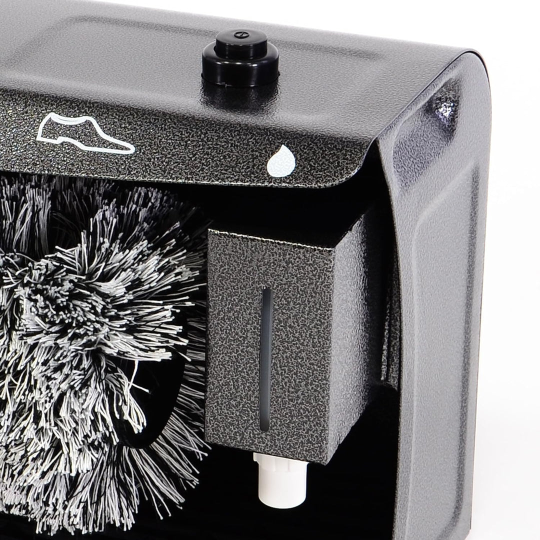 Nipach Schuhputzmaschine Schuhputzautomat Polierer Schuhbürste Poliermaschine Schuhputzer 3 Bürsten,