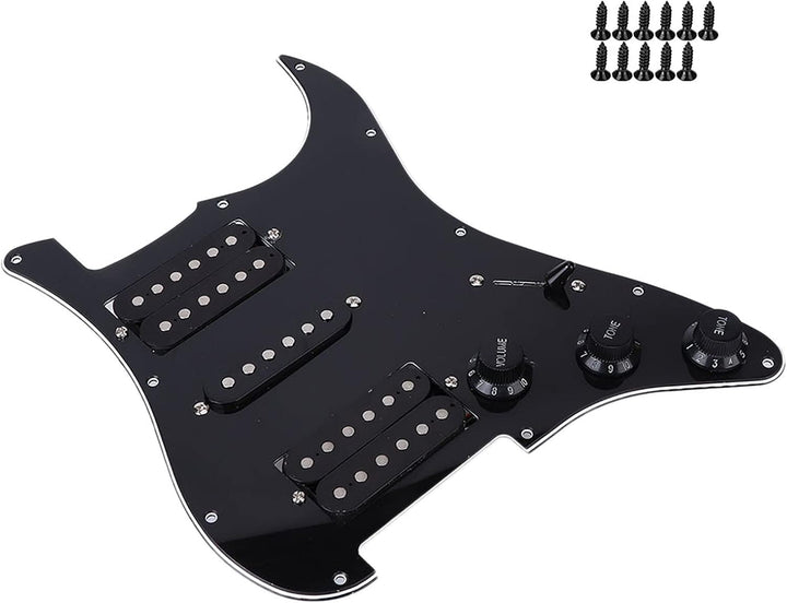 Komplett Vorverdrahtetes,Pickguard Humbucker für E-Gitarren-Board mit vorverdrahtetem HSH-Pickup für