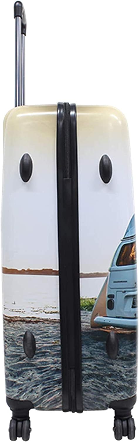 Bowatex Motiv Bulli T2 Camper Bus Reise Koffer Trolley 4 Rollen 78 cm gross