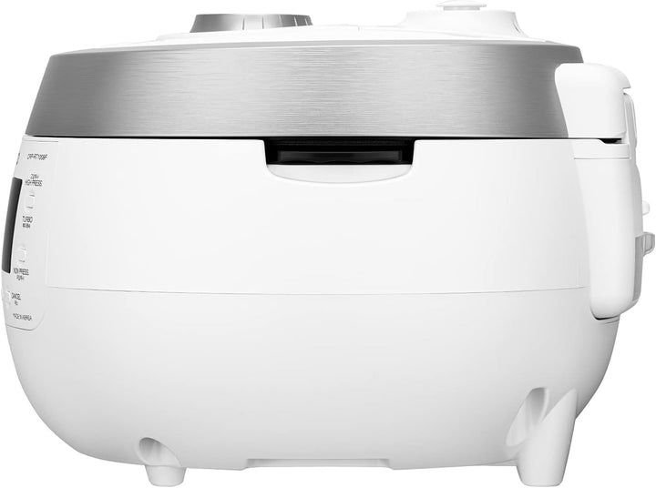 CUCKOO CRP-RT1008F Digitaler Dampfdruck Reiskocher | TWIN PRESSURE | 1150 Watt 1,8 Liter 10 Tassen,