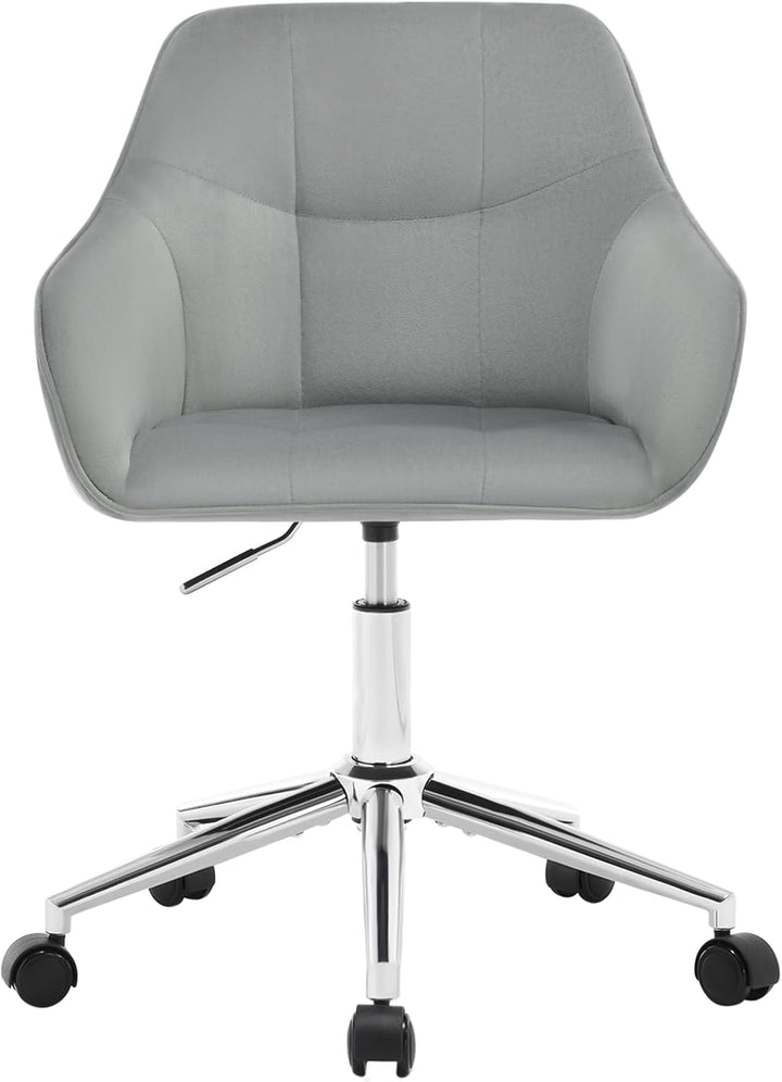 WOLTU Homeoffice Stuhl, Schreibtischstuhl, Drehstuhl, Schminkstuhl, höhenverstellbar, bis 150 kg bel