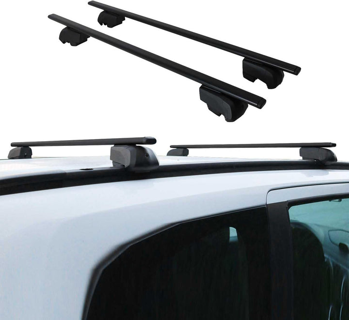 Dachträger Gepäckträger kompatibel mit Mini Countryman I 2010-2016 TÜV ABE Alu Schwarz 2X Countryman