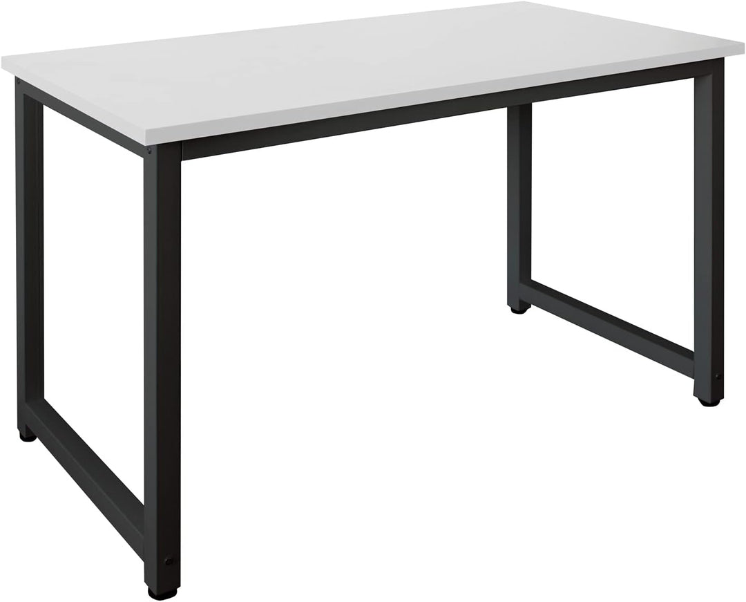Kingpower Tisch Computertisch PC Schreibtisch Bürotisch 120 x 60 cm Auswahl, Farbe:Schwarz/Weiss Sch