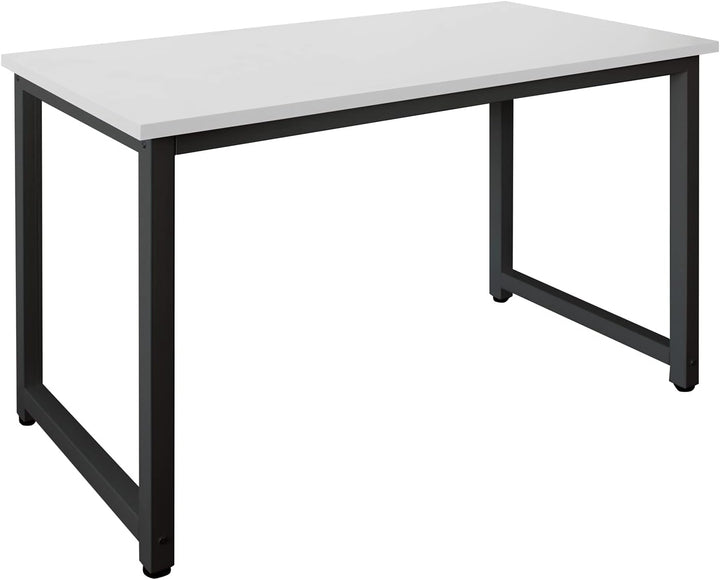Kingpower Tisch Computertisch PC Schreibtisch Bürotisch 120 x 60 cm Auswahl, Farbe:Schwarz/Weiss Sch