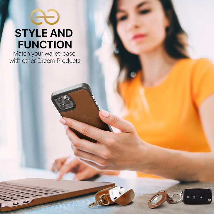 Dreem Fibonacci 2in1 Handyhülle Flipcase für iPhone 12 Pro Max | Magnetisches iPhone Case | TPU Etui