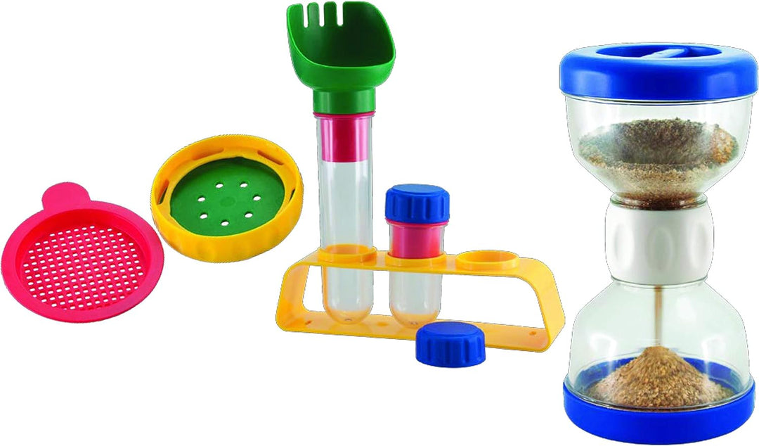 EDU-TOYS Meine erste Sanduhr – Bausatz und Experimentierkasten für Kleinkinder mit bebildertem Handb