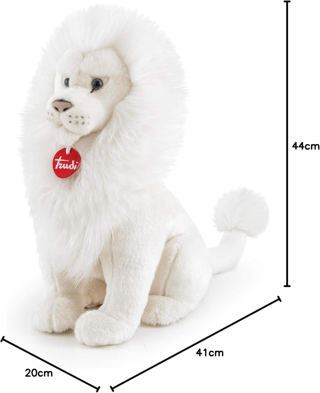 Trudi 17010 - Löwe Weiss Leonardo cm 20x41x44