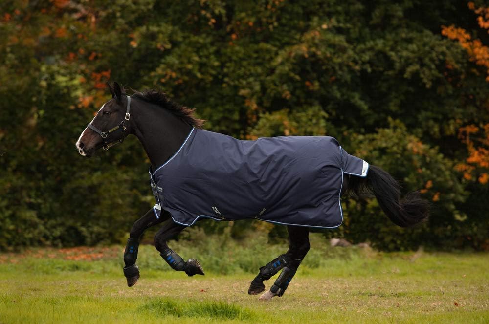 Horseware Amigo Bravo 12 Turnout Medium 250g - Navy/Blue/Strong Blue & Black 130 cm / 6´0, 130 cm /