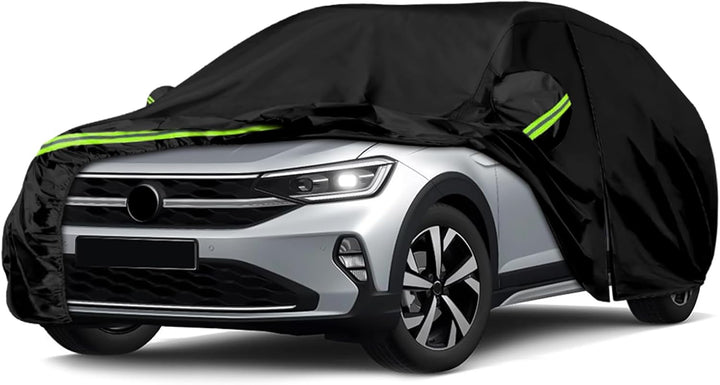 Autoabdeckung Passend für VW Taigo 2020-2024, wasserdichte Vollgarage Autoplane mit Reissverschlusst