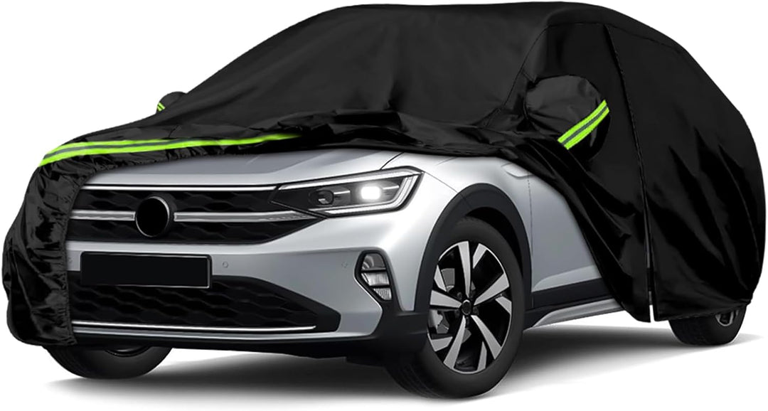 Autoabdeckung Passend für VW Taigo 2020-2024, wasserdichte Vollgarage Autoplane mit Reissverschlusst