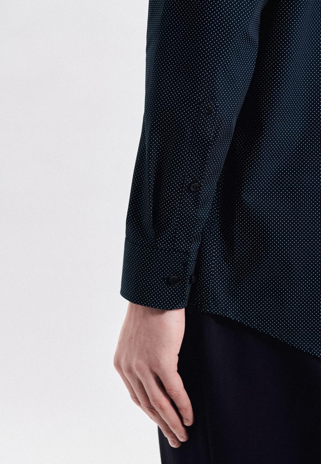 Seidensticker Herren Men Regular Longsleeve Cotton Business Shirt 39 Dunkelblau(153750), 39 Dunkelbl