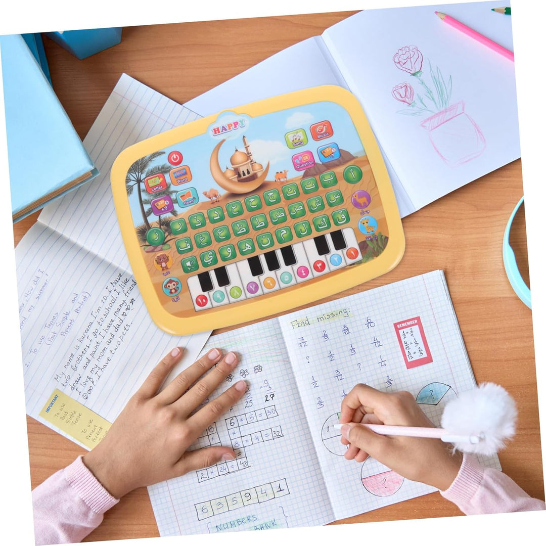 ibasenice Arabisch-lernmaschine Koran-lernmaschine Frühes Lernspielzeug Kinder-Laptop Lernspielzeug