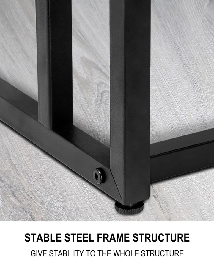 WOLTU Beistelltisch Kaffeetisch Couchtisch Sofatisch Nachttisch Betttisch Laptoptisch, Gestell aus M