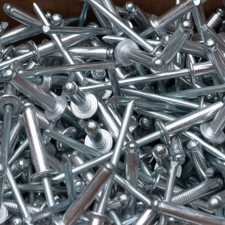 3.2mm x 6mm Aluminiumnieten, 1000 Pack – Nieten für Metall, Blindniete, Kuppelkopf Legierungsnieten,