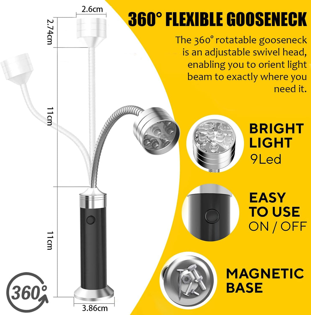 Grill Licht,2 Stück magnetische Grilllampe,Grilllampe Grillbeleuchtung Grilllicht Magnetlampe Grill