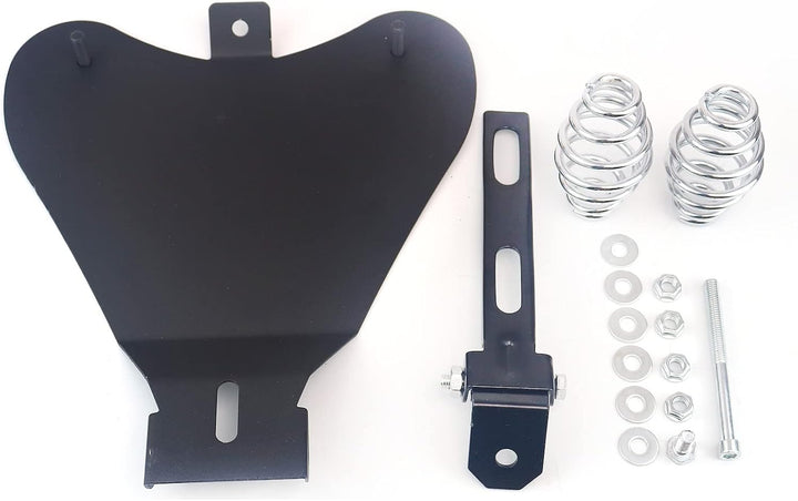 BREDUXSER Motorrad Bobber Sitz, Motorrad Solo Sitz Mit Federhalterung Grundplatte Für Sportster Acht