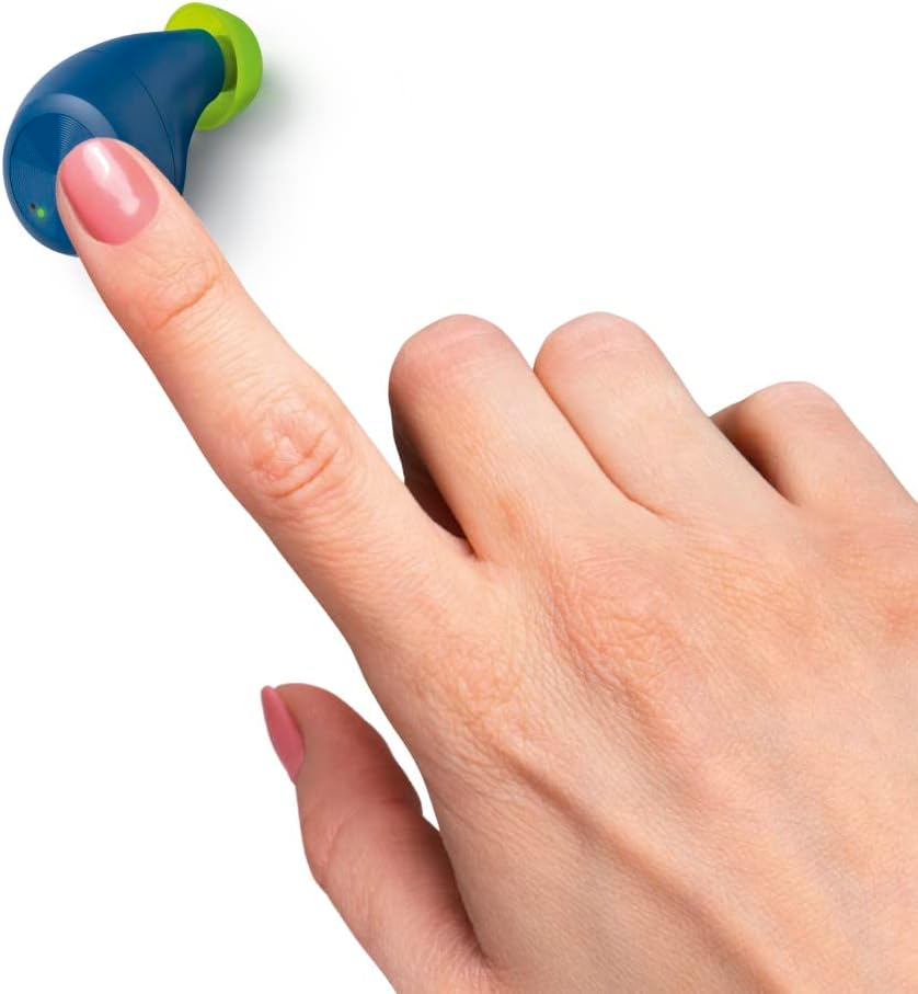 Hama Bluetooth Kopfhörer Spirit Chop IPX4 (True Wireless In Ear blau, kabellos, mit USB C Ladebox) d