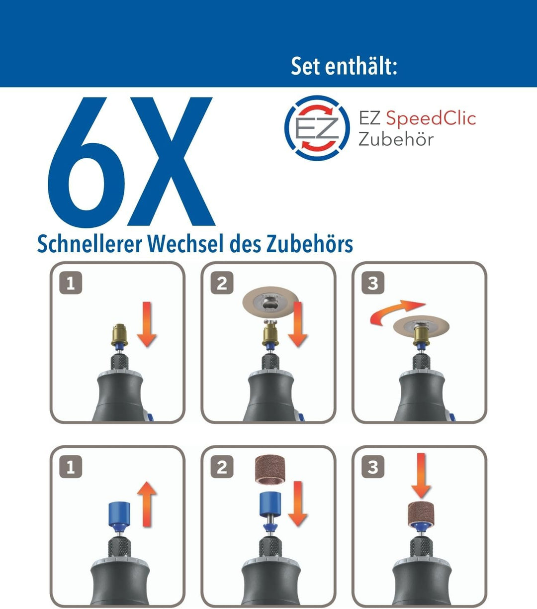 Dremel 8260 Akku-Rotationswerkzeug mit bürstenlosem Motor und 12V 3Ah Lithium-Ionen-Akku, Akku-Multi