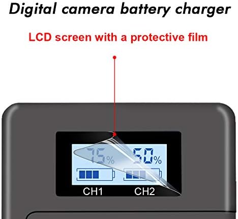 CITYORK NP-FW50 Kamera-Akkuladegerät für Sony A7, A7 II, A7R, A7R II, A7S, A7S II, A600, A6500, A630