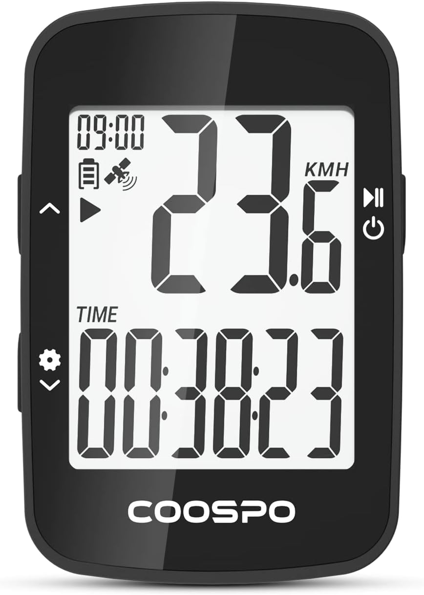 COOSPO BC26 GPS Fahrradcomputer Kabellos Bluetooth5.0 Fahrrad Kilometerzähler Fahrradtacho Radcomput